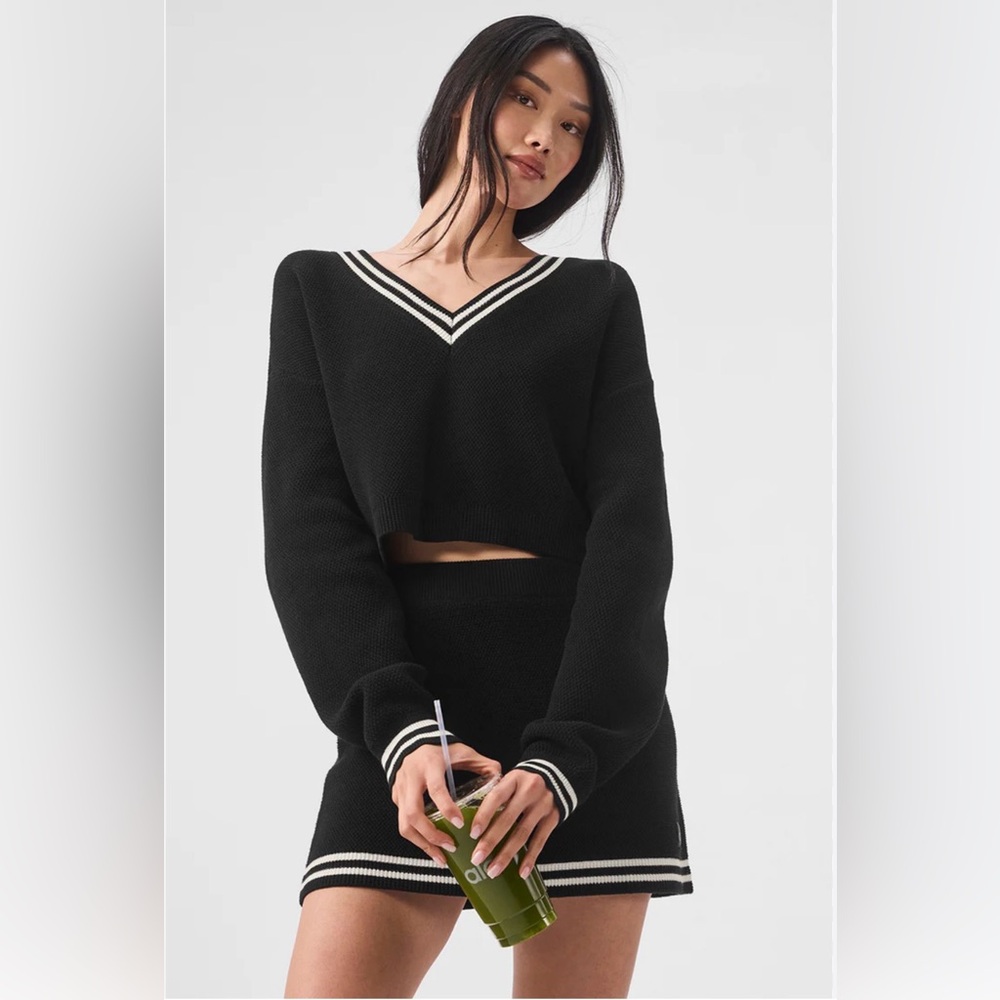 ALO YOGA Knit Sweater Set M